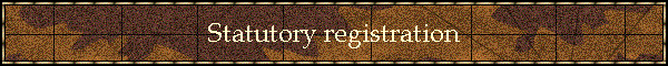 Statutory registration